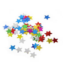 Hot Sale Multi-color Star Shape Metallic Confetti for Wedding and Birthday Celebration